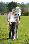 woman with Icelandic horse