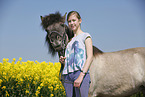 girl with Icelandic Horse