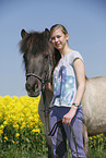 girl with Icelandic Horse