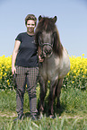 girl with Icelandic Horse