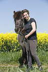 girl with Icelandic Horse