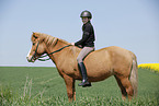 girl with Icelandic Horse
