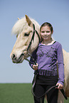 girl with Icelandic Horse