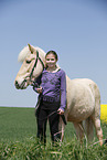 girl with Icelandic Horse