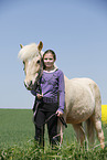 girl with Icelandic Horse