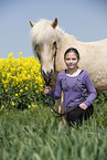 girl with Icelandic Horse