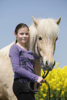 girl with Icelandic Horse