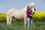 girl with Icelandic Horse