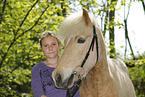 girl with Icelandic Horse