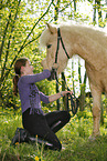 girl with Icelandic Horse