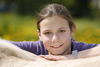 girl with Icelandic Horse