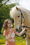 girl with Icelandic Horse