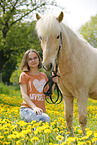 girl with Icelandic Horse