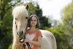 girl with Icelandic Horse