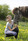 girl with Icelandic Horse