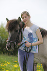 girl with Icelandic Horse