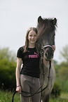 girl with Icelandic Horse