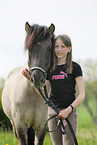 girl with Icelandic Horse