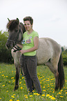 girl with Icelandic Horse