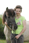 girl with Icelandic Horse