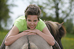 girl with Icelandic Horse