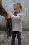 girl and Icelandic horse