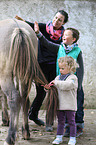 humans and Icelandic horse