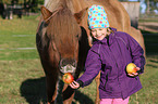 girl and Icelandic horse