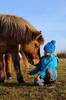 girl and Icelandic horse