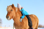 girl and Icelandic horse