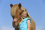 Icelandic Horse with girl