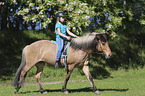 girl with Icelandic Horse