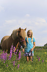 girl with Icelandic Horse