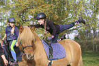 humans with Icelandic Horse