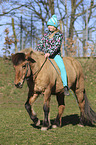 girl with Icelandic Horse