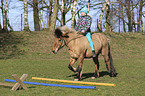 girl with Icelandic Horse