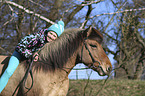 girl with Icelandic Horse