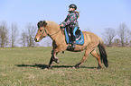 girl with Icelandic Horse