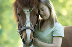 woman with Icelandic Horse