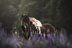 girl and Icelandic horse