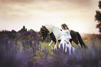 woman and Icelandic horse