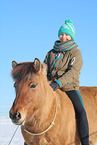 rider on Icelandic horse