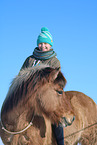 rider on Icelandic horse