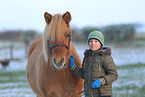 boy with Icelandic horse