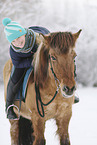 rider on Icelandic horse