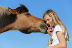 girl and Icelandic horse