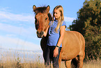 girl and Icelandic horse