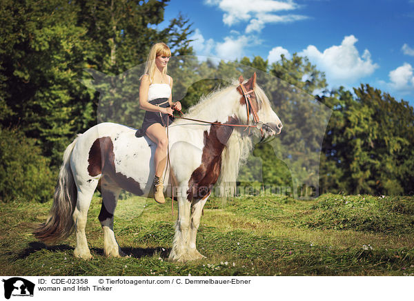 Frau und Irish Tinker / woman and Irish Tinker / CDE-02358