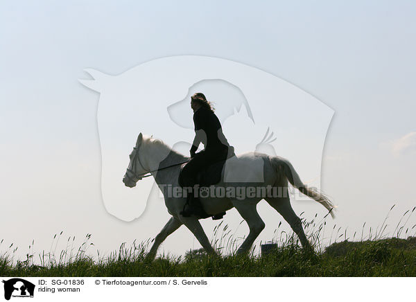 riding woman / SG-01836