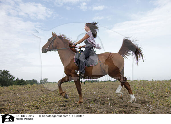 Freizeitreiten / riding woman / RR-39047